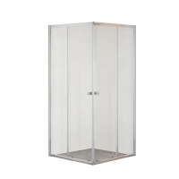 Душова кабіна CUBIC-SC01-TR/90x90x185/без піддону/прозоре скло 4мм/CHROME (MI6906)